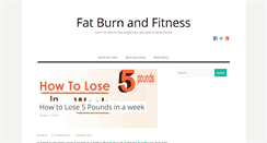 Desktop Screenshot of fatburnandfitness.com
