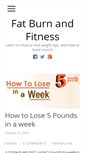 Mobile Screenshot of fatburnandfitness.com